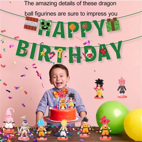 Décor de fête d'anniversaire Dragon Ball pour adultes et enfants