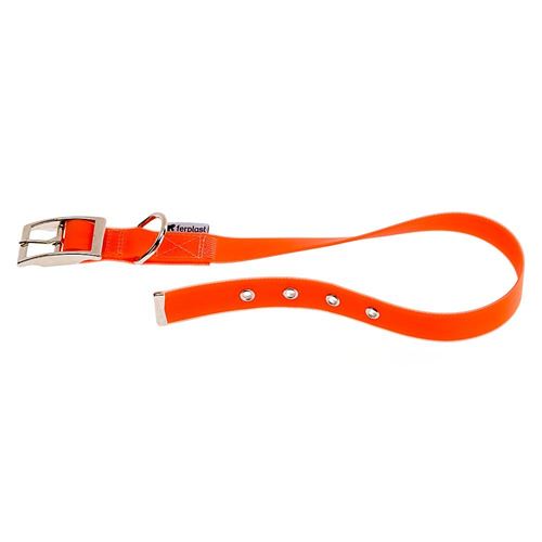 Meilleurs prix pour Ferplast Collier pour Chiens EVOLUTION CF25/45, Hypoallergénique, Lavable, Ajustable, Orange Orange