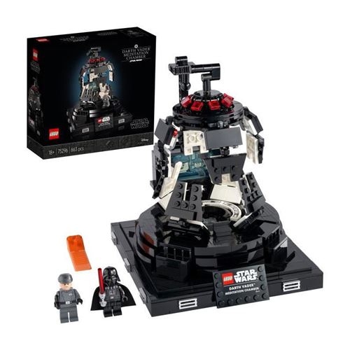 LEGO 75296 Star Wars La Salle de Meditation de Dark VadorTM, Set a Collectionner, Cadeau danniversaire pour Adulte