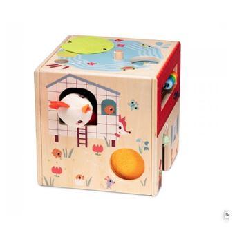 cube activites en bois la ferme