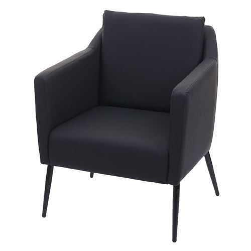 Mendler Noir Fauteuil Design Similicuir - Image 2