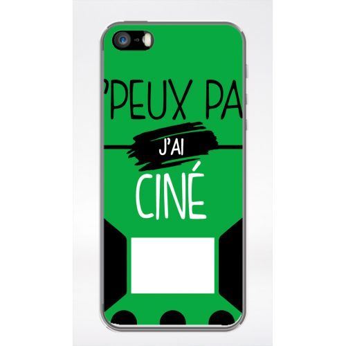 Coque transparente iphone 5 j peux pas j ai cin 4