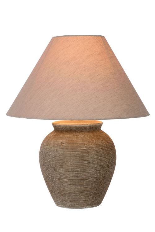 Lucide RAMZI - Lampe De Table - Brun