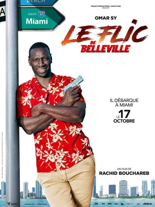 Le Flic de Belleville - 2018 - Omar Sy / Miami - AFFICHE