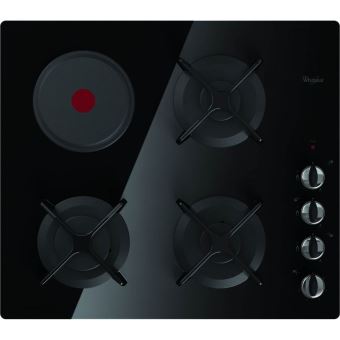 Plaque De Cuisson Mixte Gaz Et Vitrocéramique Table De Cuisson Mixte Whirlpool Integrable Akm 404 Nbnew Plaque Vitroceramique Achat Prix Fnac