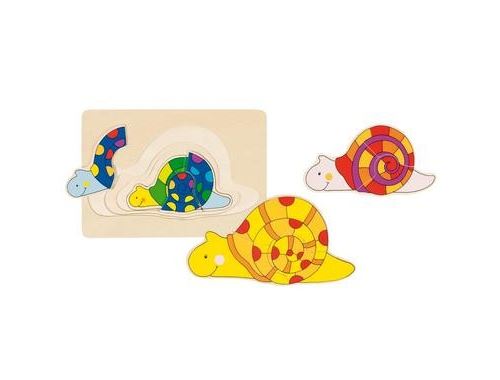 Puzzle Éducatif En Bois Plusieurs Couches Enfant 2 Ans +