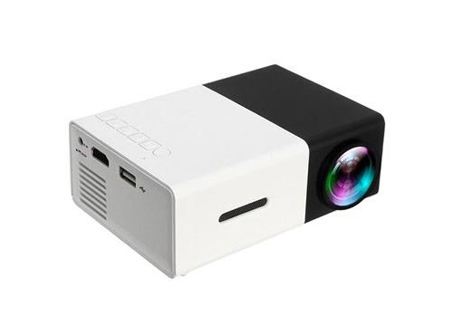 Vidéoprojecteur GENERIQUE Mini projecteur YG300 Mini Blanc/Jaune 1080P