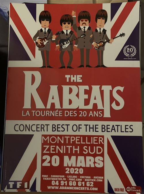 The Rabeats - Best Of The Beatles - 40x60cm - Affiche