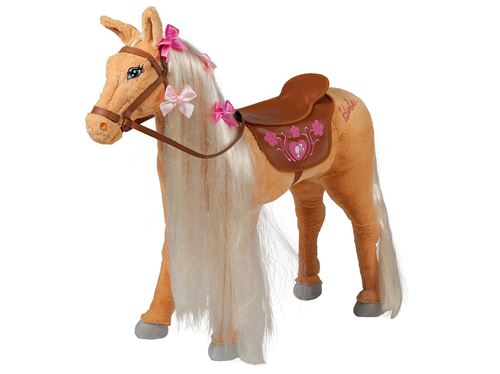 BARBIE cheval avec son brun 81 cm