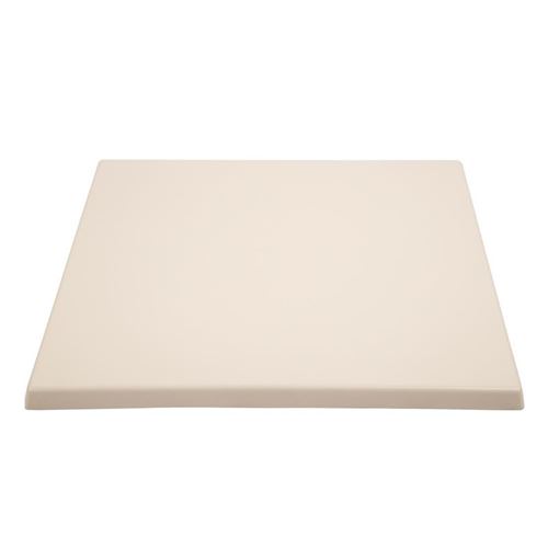 Plateau de table carré blanc 700mm