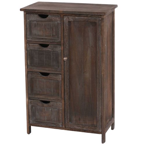 Générique Marron Commode / Armoire, 82X55x30cm, Shabby Chic, Vintage - Image 1