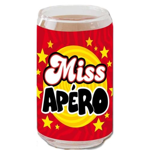 Verre canette miss apéro