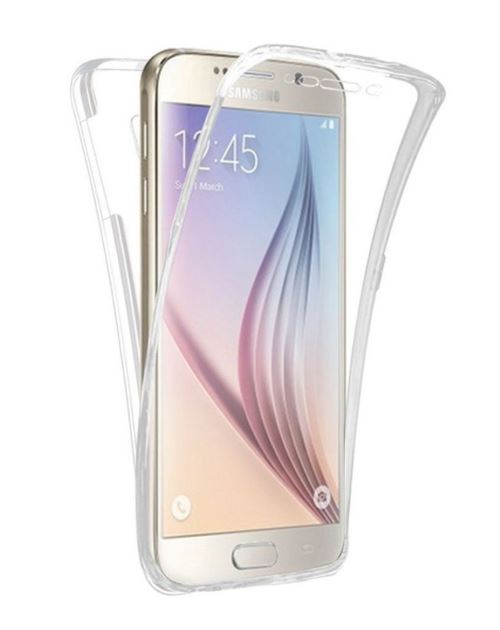 Coque Pour Samsung Galaxy M10 Intégral Transparent Avec Film Verre Trempé Housse Etui En Silicone Gel Souple hfs-house®