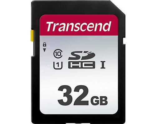 Transcend 300S - Carte mémoire flash - 32 Go - UHS-I U1 / Class10 - SDHC UHS-I
