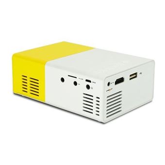 16€ sur Mini projecteur YG300 Mini Blanc/Jaune 1080P - Vidéoprojecteur -  Achat & prix