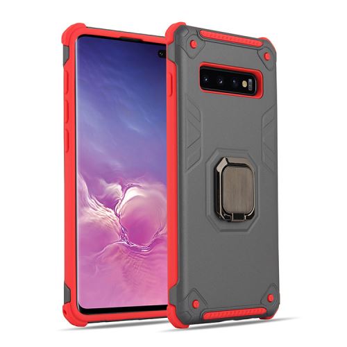 Coque TPU antichoc avec support magnétique pour Apple iPhone 11 Pro 5.8 - Gris&Rouge