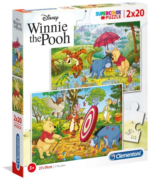 Clementoni puzzle Disney Winnie the Pooh 20 pièces 2 pièces