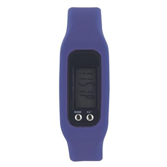 Montre-bracelet Podomètre Louise C - Cadran Blanc Et Doré, Multifonction, Pile CR2025
