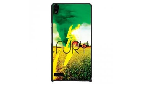 Coque rigide pour Huawei Ascend P6 avec impression Motifs Fury