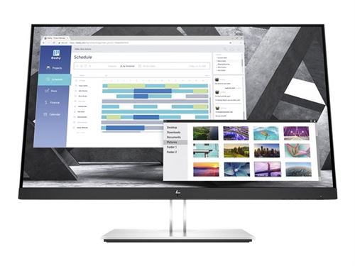 HP E27q G4 - E-Series - écran LED - 27 - 2560 x 1440 QHD @ 60 Hz - IPS - 250 cd/m² - 1000:1 - 5 ms - HDMI, VGA, DisplayPort - noir - promo - Smart Buy