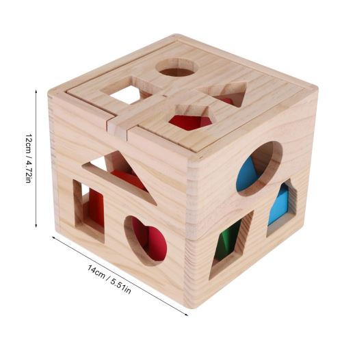 Cube à formes / Jeu d’éveil en bois
