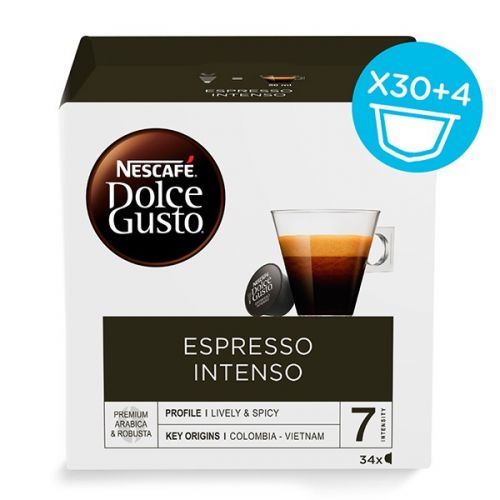 Capsules de café avec étui Nescafé Dolce Gusto (34 uds) Espresso intenso