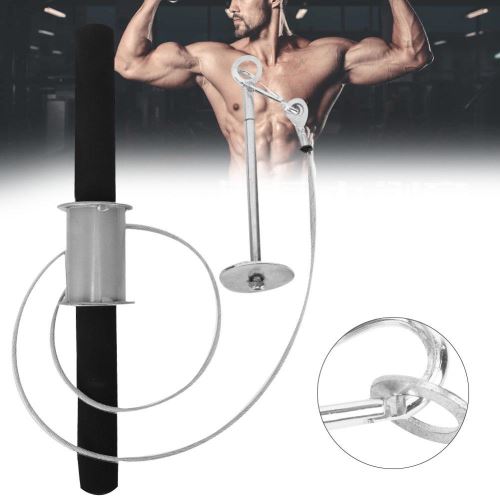 Rouleau pour Poignet Avant-bras Musculation Avant-bras Appareil Poignet Appareil de Force Wrist Roller d'Entraînement Exercice avec Poignée Antidérapante