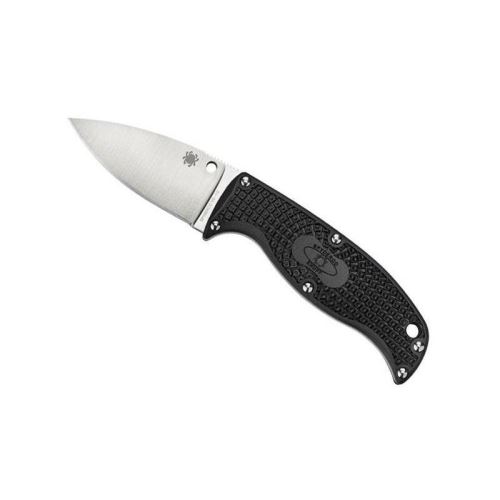 spyderco - fb31pbk - poignard spyderco enuff leaf shape