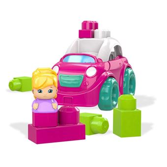 Mega Bloks Lil Vehicule Decapotable Rose Voiture Et Jeu De Construction 6 Pieces Jouet Pour Bebe Et Enfant De 1 A 5 Ans Dyt62 Autres Jeux De Construction Achat Prix Fnac