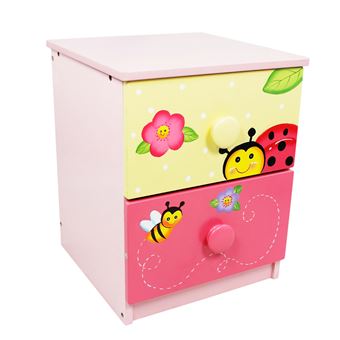 Table De Chevet Meuble Commode En Bois Tiroir Chambre Enfant Bebe