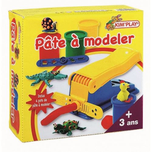 coffret fabrique de pate a modeler 7 pieces couleurs mixables jouet cadeau anniversaire