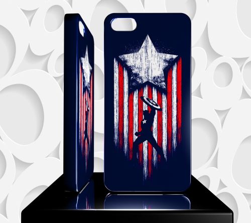 Coque Design Iphone 5S AVENGERS Captain America - Réf 67