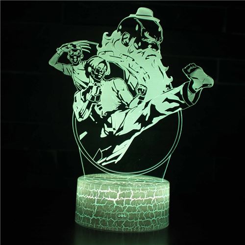 Lampe 3D Tactile Veilleuses Enfant 7 Couleurs avec Telecommande - THE KING OF FIGHTERS #686