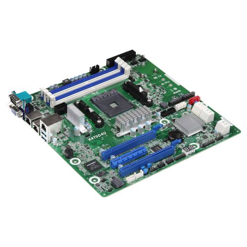 ASRock Rack X470D4U - Carte-mère - micro ATX - Socket AM4 - AMD X470 Chipset - USB 3.1 Gen 1 - 2 x Gigabit LAN - carte graphique embarquée