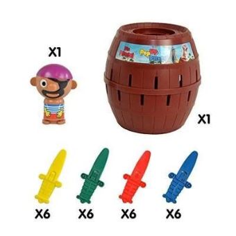 TOMY Pic Pirate Jeux de Société pour Enfants T7028A1, Jouet