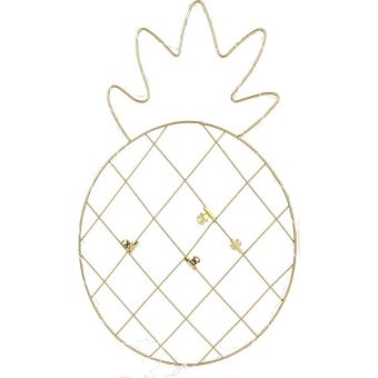 The Home Deco Factory Pele Mele Photos Led Ananas Dore Achat Prix Fnac