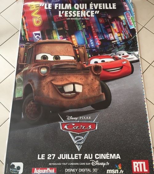 Cars 2 - 120x175 cm - AFFICHE / POSTER