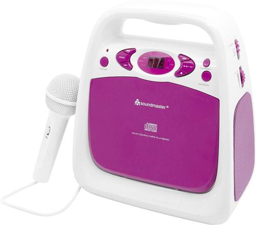 Soundmaster KCD50 blanc/rose