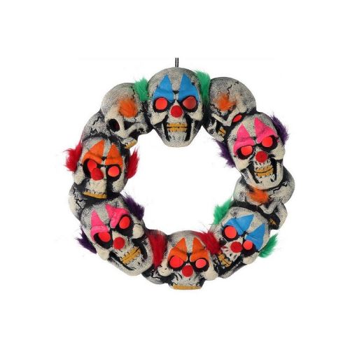 Couronne Halloween Clown maléfique