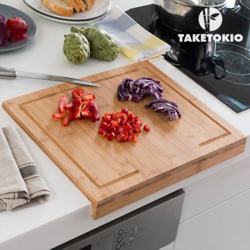 Planche à découper de cuisine en bambou - Accessoire cuisine
