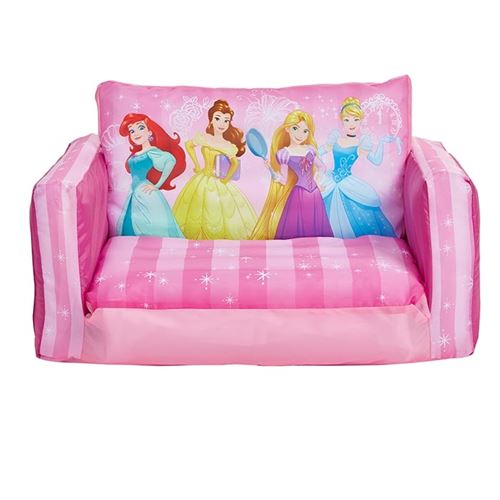 Disney Princesses Canape Gonflable Et Depliable Avec Housse