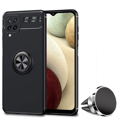 Coque magnétique pour Samsung Galaxy A12 4G avec Support Voiture à Grille d'aération XEPTIO