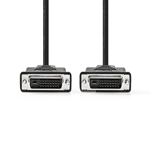 Nedis Câble DVI DVI-D mâle 24 + 1 Broches - DVI-D mâle de