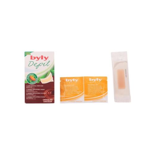 Bandes Épilatoire Faciales Depil Chocolate Byly (12 uds)