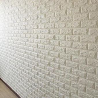 Luxe 3D Effet Pierre Mur Brique Texturé Vinyle Papier Peint Autocollant  60x30cm - Décoration des murs - Achat & prix