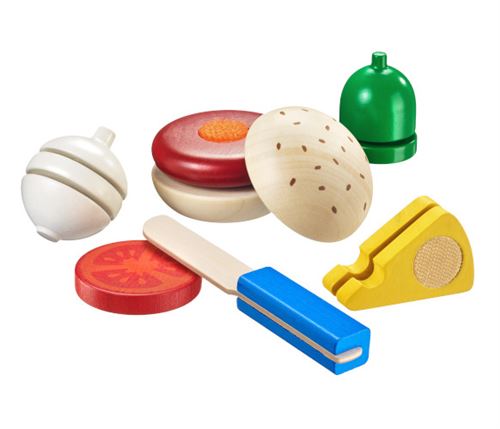 Selecta Spielzeug aliments jouets Burger junior 12 pièces