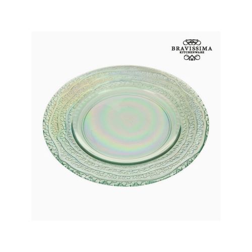 Assiette plate en verre recyclé (28 x 28 x 2 cm) by bravissima kitchen