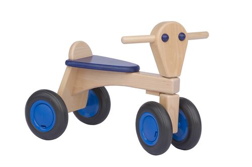 Van Dijk Toys houten loopfiets Junior Bleu