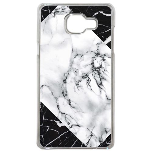 Coque Rigide Pour Samsung Galaxy A5 2017 Motif Graphique Marbre Blanc Et Noir