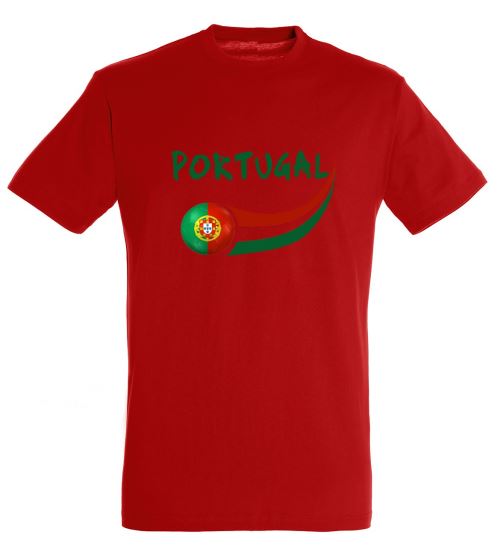 Supportershop Portugal T-Shirt Adulte, Rouge, FR : 2XL (Taille Fabricant : XXL)